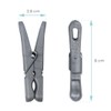 Laguelle 80 Plastic Clothes Pegs, Durable and Reusable, Ideal for