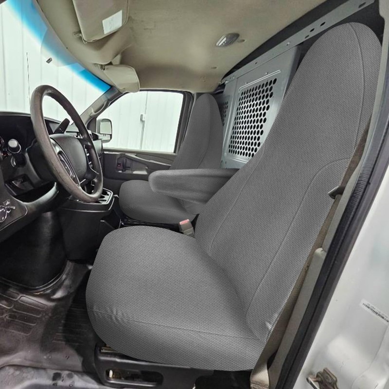 SAPUBK Front Seat Covers Replace for 2010-2021 Chevy Express Bucket
