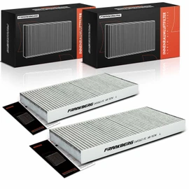 Frankberg 2x Cabin Air Filters with Activated carbon Compatible with SLC R172 180-300 A.M.G SLC 43 SLK R171 280-350 55 A.M.G SLK R172 200-350 55 A.M.G Replace# LAK246