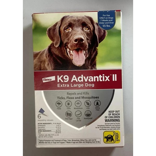 advantix K9 Advantix II Flea Tick Treatment - 6 Pack
