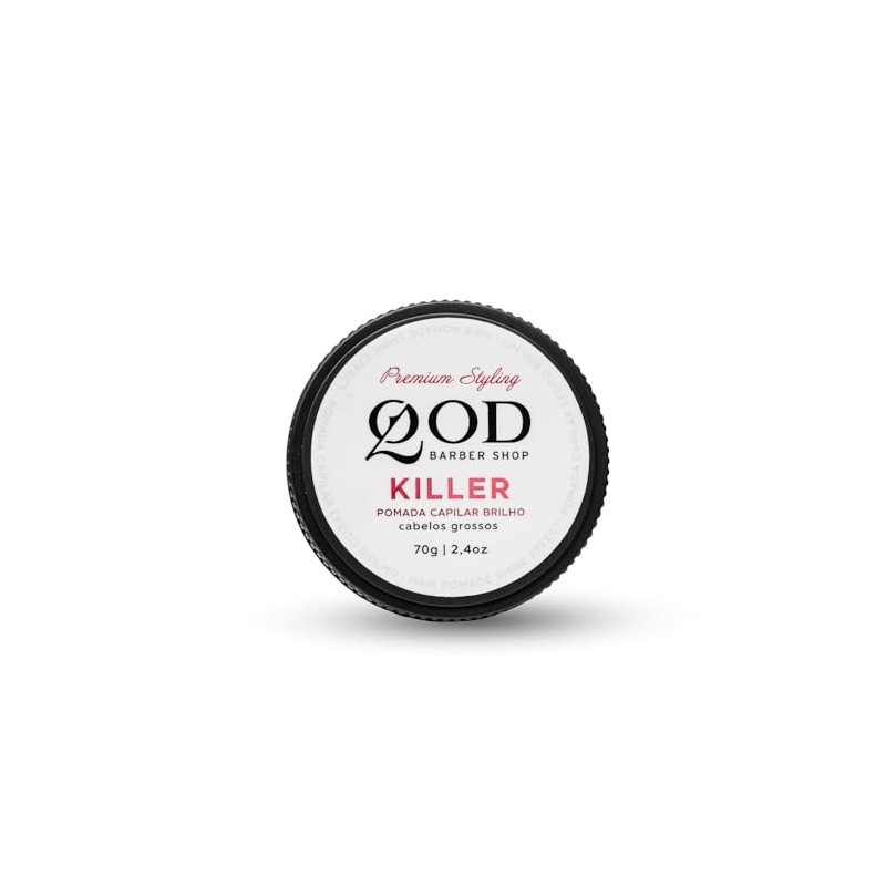 Pomada capilar Killer Hair Pomade, QOD Barber Shop, Brillo, 70