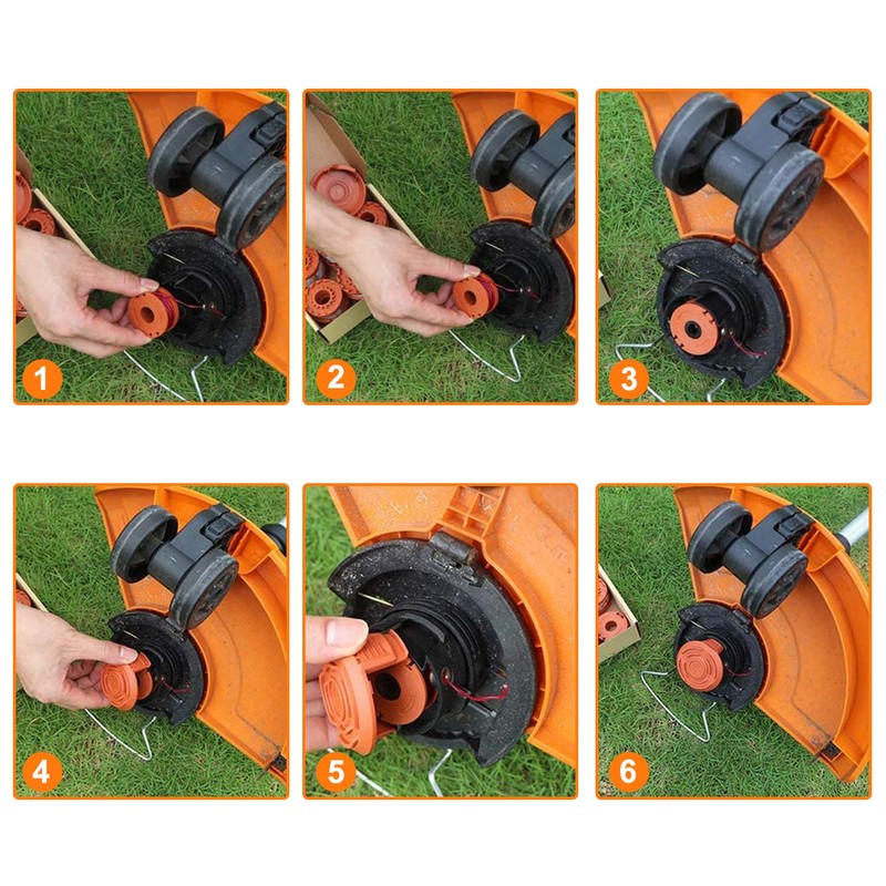 anforee Line String Trimmer, Auto Edger Spools Replacement Compatible for