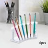 WeiLaiKeQi 6Pcs Pen Display Stand Ornament Organizer for Eyebrow Marker