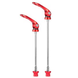 CNC Quick Release For MTB/Mountain bike，Quick Release Skewer Front and Rear，Red