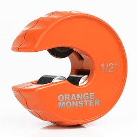 ORANGEMONSTER C-Style Close Quarters Auto Tube Cutter, Tools Tubing Cutter for Tight Spaces (1/2 inch)