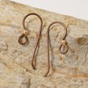Hackberry Creek 10 Bronze Niobium Ear Wires + Copper Bead