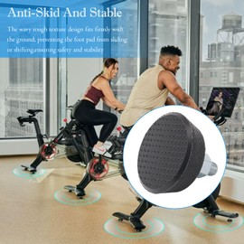 GAQUECY Exercise Bike Leveling Screw Foot Pads for Peloton Bike Stabilizer Feet (4 Pack)