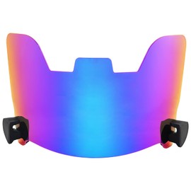 Tinted Football Visor, Football Helmet Visor for Adults&Youth, Eye Shield Visor with Football Visor Clips, Anti-Fog Visor Football, Easy Install Football Visors for Helmet Football Gear