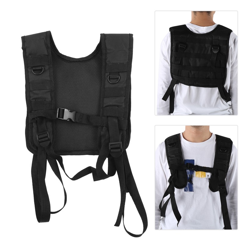 Outdoor Tactic Hunting Protective Vest Modular Adjustable Training Breathable VestBlack