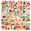 100Pcs Christmas Tree Themed Stickers,Non Repeating Christmas Children's Cartoon Santa
