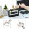 Queen-b Desk Organizer, Cassette Tape, Stylish, Pen Stand, with Stand