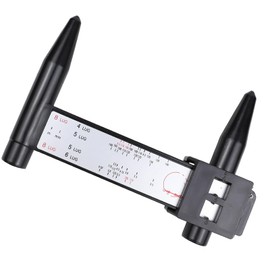 Hovom Wheel PCD Gauge, Car Wheel Rim Bolt Pattern Measuring Tool, PCD Ruler for Vehicle Wheels Stud Quick Measurement, Lug Bolt Pattern Gauge for 4 5 6 8 Holes Sliding Caliper
