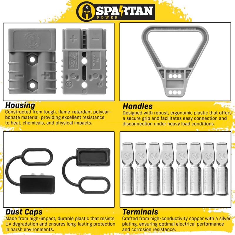 Spartan Power 600 Volt 175 Amp 4 AWG Quick Connect