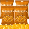 Butterscotch Hard Candy 4 Bags (12 oz Each) - Individually