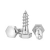3/8×6'' (6 Pack) Hex Head Lag Screws Bolts with Washers,