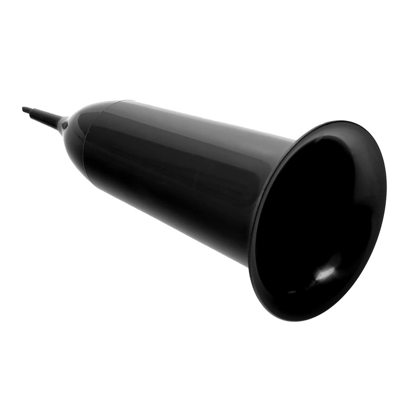 VonBueren Grave Vase with Ground Spike, Pack of 2, Black,