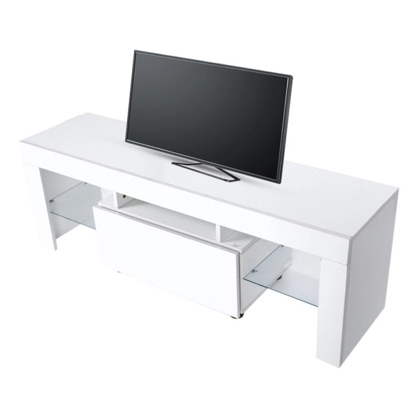 Unbranded Modern TV Cabinet Unit With LED Strip Remote Control