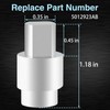 Upgrade Aluminum Alloy Temperature Door Servo Coupling Compatible with Dodge