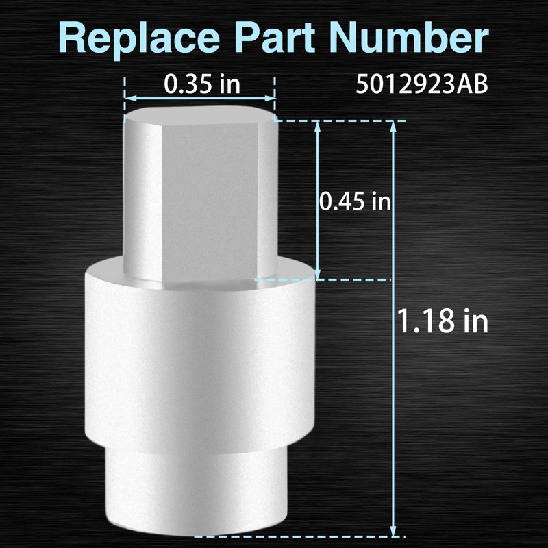 Upgrade Aluminum Alloy Temperature Door Servo Coupling Compatible with Dodge