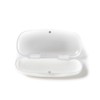 MIDI ps135 Glasses Case, Surface Mat, Clear Type, Plastic Case,