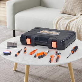 160-Piece Tool Set, General Household Hand Tool Kit, Auto Repair Tool Box with Plastic Toolbox Storage Case