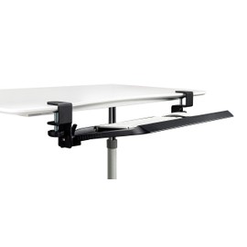 Mobotron Clamping Under-Desk Keyboard Tray with Ergonomic 3-Angle Adjustment
