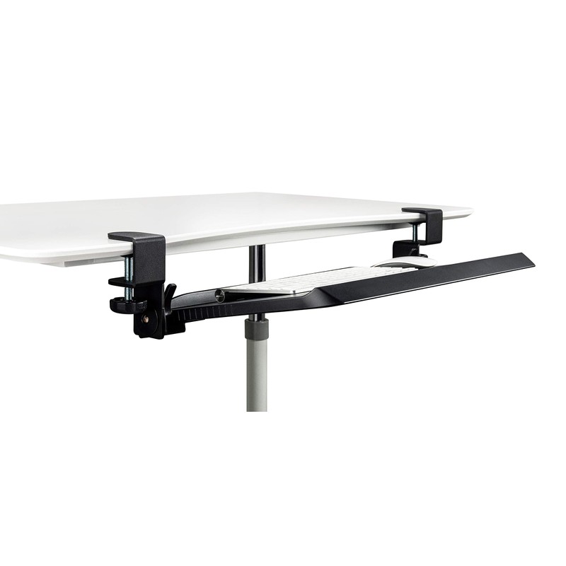 Mobotron Clamping Under-Desk Keyboard Tray with Ergonomic 3-Angle Adjustment