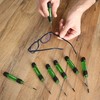 OEMTOOLS 22563 7 Piece Precision Hex Driver Set, Green and