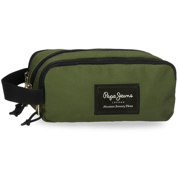 Pepe Jeans Aris Triple Case Green 22x10x9cm Polyester, Green, Triple