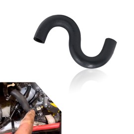 Flygun 1 PC Automobile Fuel Tank Fuel Line, S" Shaped Flexible Tube, Original Perfect Replacement Parts 6956-HM3-A60, 16956-HC0-014, Compatible with Honda Fuel Tanks TRX 250X, 300EX, 300X (Black)