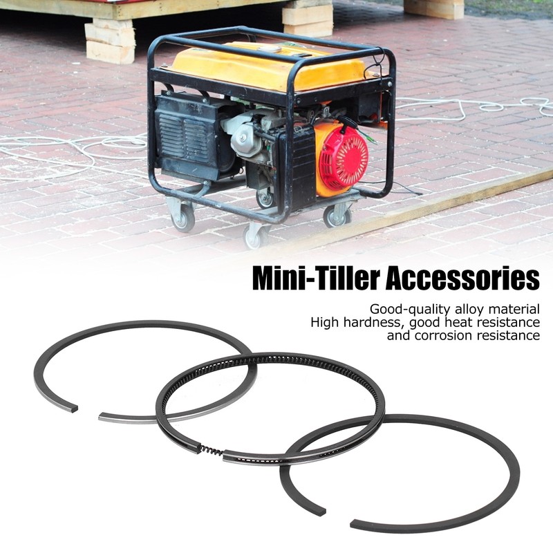 Piston Ring Combination Set Air‑Cooled Diesel Generator 186F 186FA Mini‑Tiller