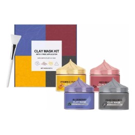 4 Piezas De Juego De Mascarillas De Arcilla, Mascarilla Faci