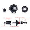 Bike Hub Ceramic 4 Sealed Bearings Front 18 Holes Rear