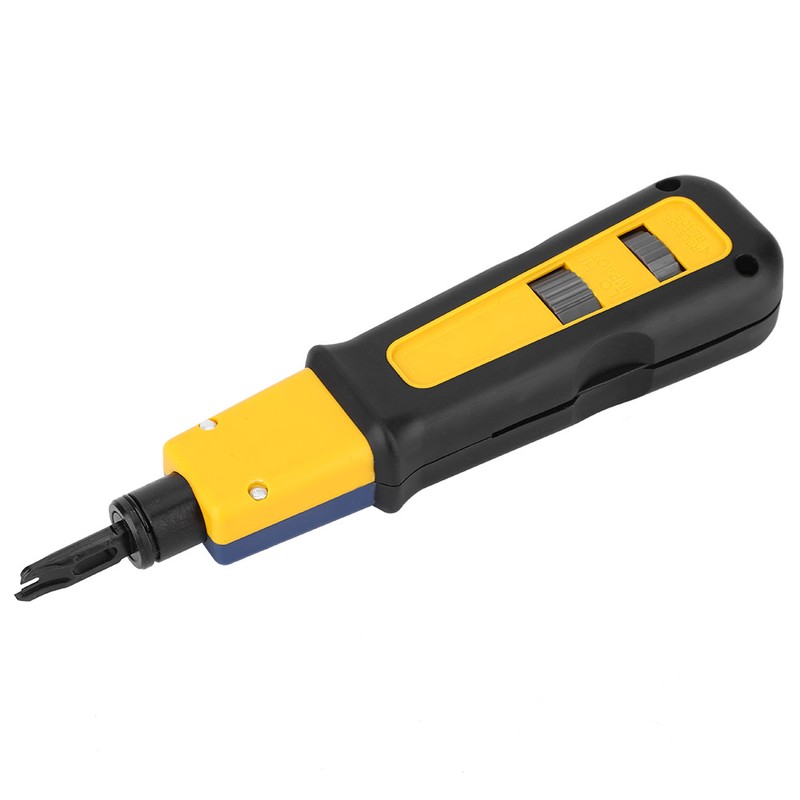 Punch Down Tool Steel Plastic Handle Wire Cutter Crimping Electrical