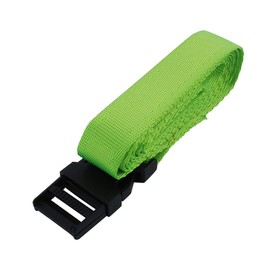 E-Value PT-252(LG) One-touch Load Fastening Belt, Buckle Type, Length 6.6 ft (2 m), Width 1.0 inches (25 mm), Fluorescent Yellow
