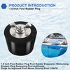 1.5 Inch Pool Rubber Plug, Pool Rubber Expansion Winterizing Stopper