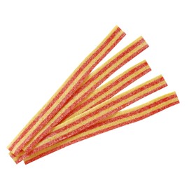 Sour Power Strawberry and Banana (approximately 297-count,unwrapped) Belts, 6.6-Pound Package