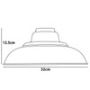 LEDSone Industrial Ceiling Pendant Light Shades, Retro Vintage Style Curvy