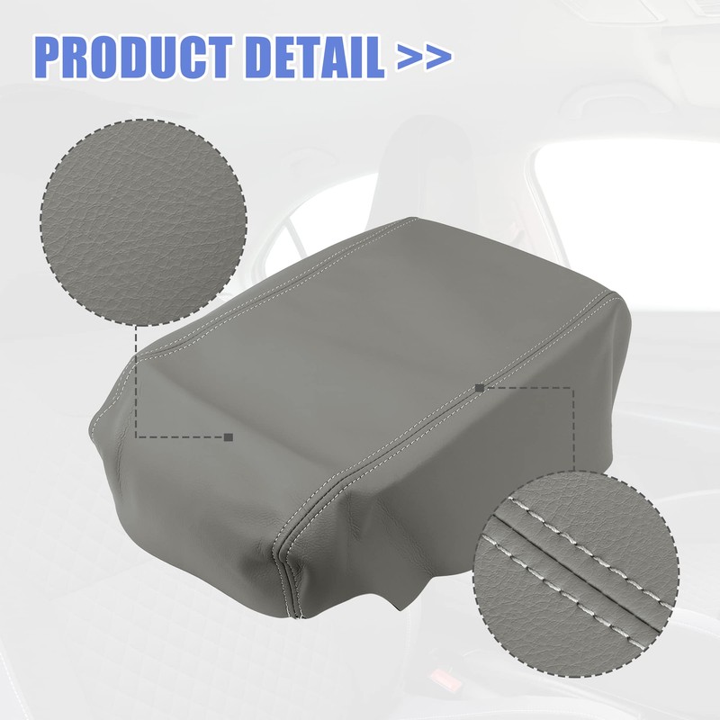 X AUTOHAUX Car Center Console Lid Armrest Seat Box Cover