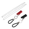 2 Set Spring Clip Keychain Aluminum Alloy Key Ring Key