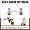 002713-40 002714-40 Handle Stem Assembly, Hot and Cold Side Spindle