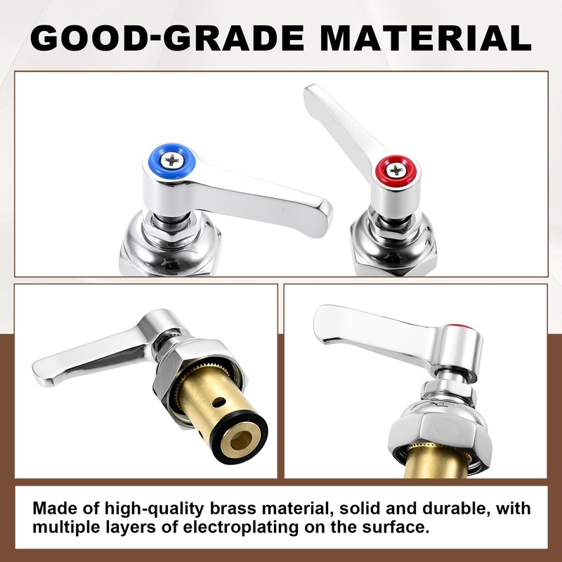 002713-40 002714-40 Handle Stem Assembly, Hot and Cold Side Spindle