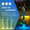 SISIGAD 6.5" Flash Wheel Self Balancing Scooter Hoverboard LED Lights