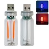 Poteital 2-Pack Red Blue Dimmable USB Light, Touch Control Led