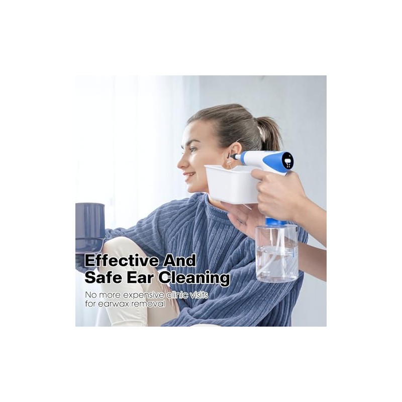 Ear Wax Removal - Ear Cleaner with 4 Pressure Modes,