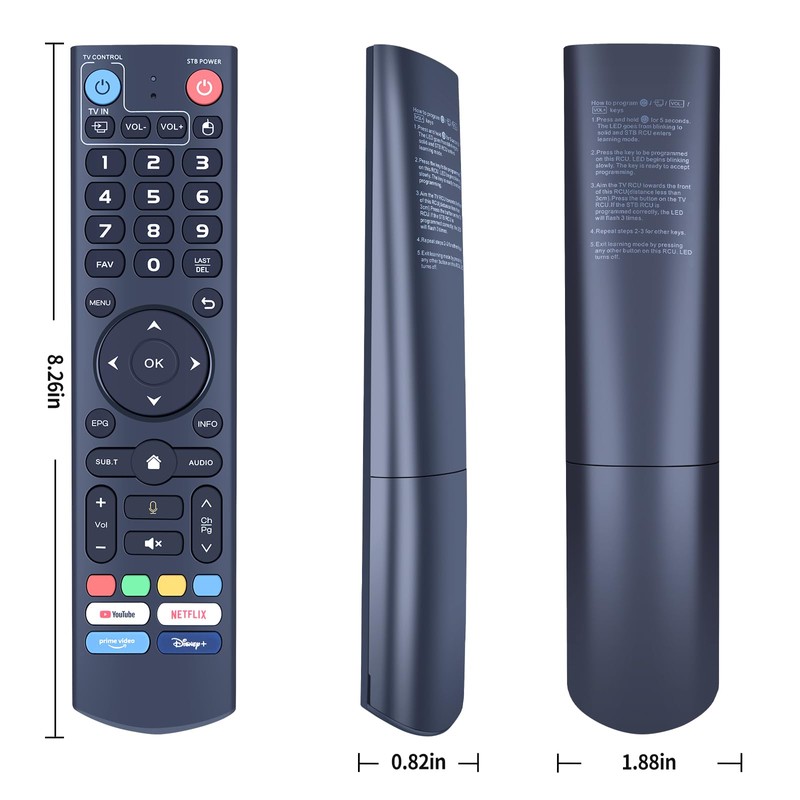 New Voice Replace Remote Control for vSeeBox V3 Pro, Compatible