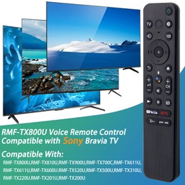 Replacement Sony Remote Control for Smart TV and Bravia TVs, Compatible with All Sony XR/XBR/KD Series 4K LED OLED Google/Android TVs, RMF-TX800U TV Remote