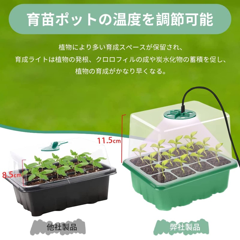 Kanaebiz 3rd Generation Seeding Pot, Seeding Pot, Seeding Pot, Height