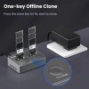 Coolpie Offline Clone M.2 NVME/SATA Duplicator 2-Bay Docking Station for