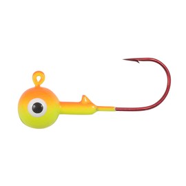 Northland Fishing Tackle Gum-Ball Jig for Panfish, Walleye, Bass, and Trout, Sunrise, 3/8 Oz, 15/Card